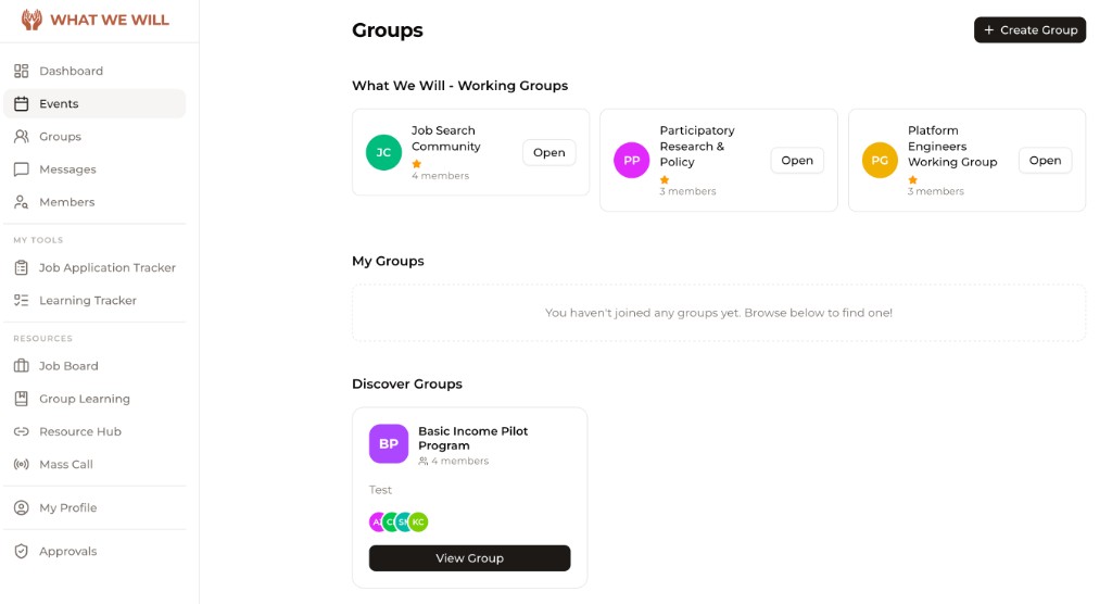 Layoff Crisis Support screenshot